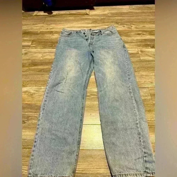 2 pairsHigh waist jeans size 13/14 female  jeans - Picture 1 of 8
